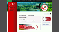 Desktop Screenshot of hbbz.de