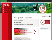 Tablet Screenshot of hbbz.de